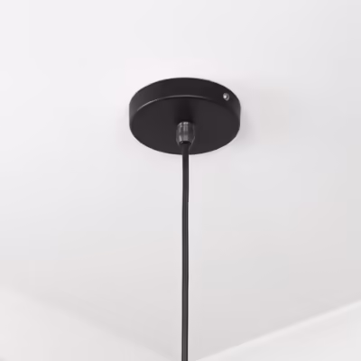 Smooth Nickel Frankley Pendant in Elan Black - Image 7