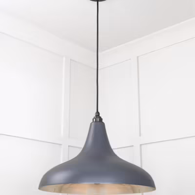 Smooth Nickel Frankley Pendant in Slate - Image 4
