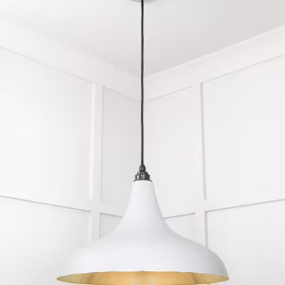 Smooth Brass Frankley Pendant in Birch - Image 4