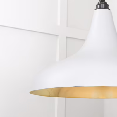 Smooth Brass Frankley Pendant in Birch - Image 6