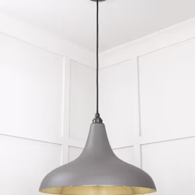 Smooth Brass Frankley Pendant in Bluff - Image 5
