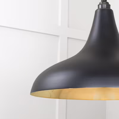 Smooth Brass Frankley Pendant in Elan Black - Image 6