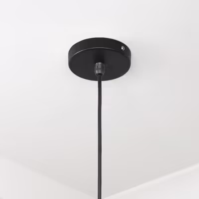 Smooth Brass Frankley Pendant in Elan Black - Image 7