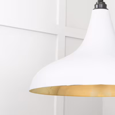 Smooth Brass Frankley Pendant in Flock - Image 6