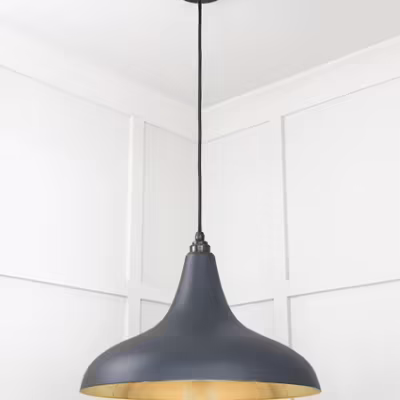 Smooth Brass Frankley Pendant in Soot - Image 4