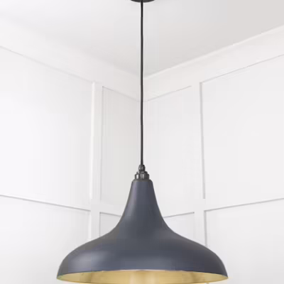 Smooth Brass Frankley Pendant in Soot - Image 5