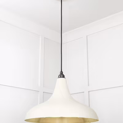 Smooth Brass Frankley Pendant in Teasel - Image 5