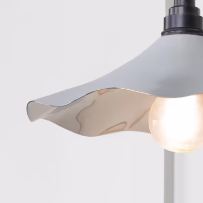 Smooth Nickel Flora Wall Light in Birch - Image 4