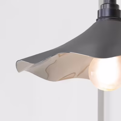 Smooth Nickel Flora Wall Light in Bluff - Image 4