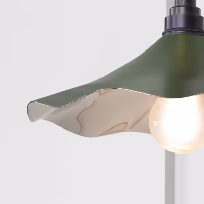 Smooth Nickel Flora Wall Light in Heath - Image 4