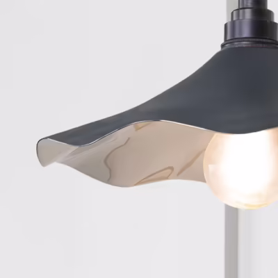 Smooth Nickel Flora Wall Light in Soot - Image 4