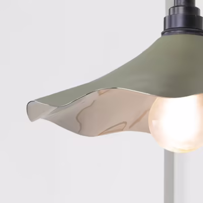 Smooth Nickel Flora Wall Light in Tump - Image 4