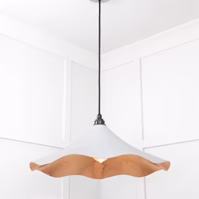 Smooth Copper Flora Pendant in Birch - Image 4