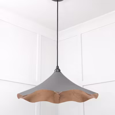Smooth Copper Flora Pendant in Bluff - Image 5
