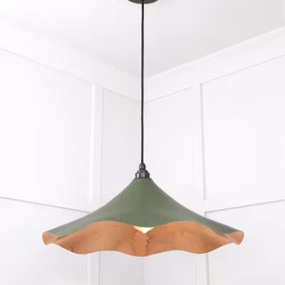 Smooth Copper Flora Pendant in Heath - Image 4