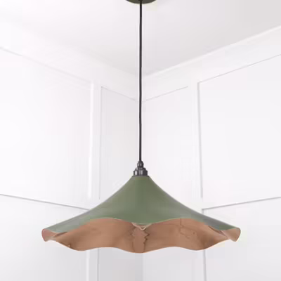 Smooth Copper Flora Pendant in Heath - Image 5
