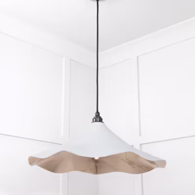 Smooth Nickel Flora Pendant in Birch - Image 4