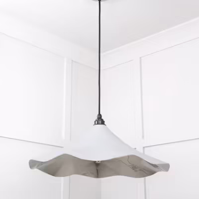Smooth Nickel Flora Pendant in Birch - Image 5
