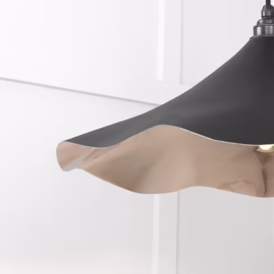 Smooth Nickel Flora Pendant in Elan Black - Image 6