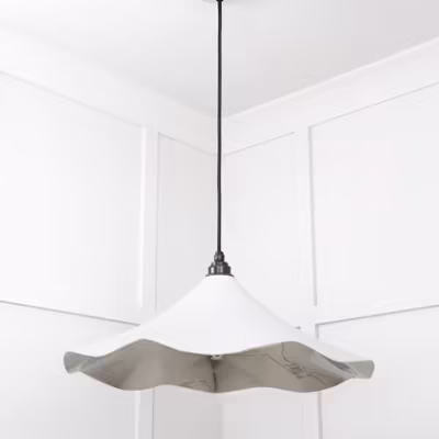 Smooth Nickel Flora Pendant in Flock - Image 5