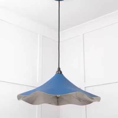 Smooth Nickel Flora Pendant in Upstream - Image 5