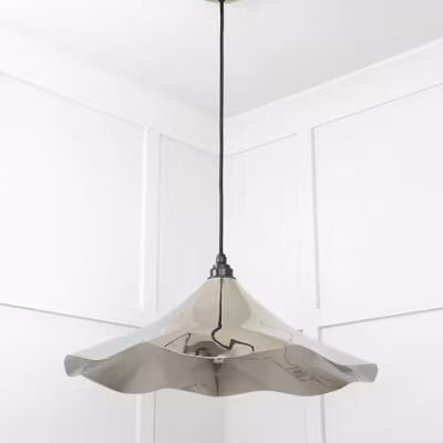 Smooth Nickel Flora Pendant - Image 5