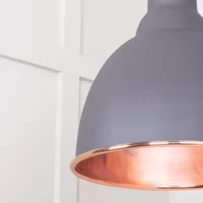 Smooth Copper Brindley Cluster Pendant in Bluff - Image 4