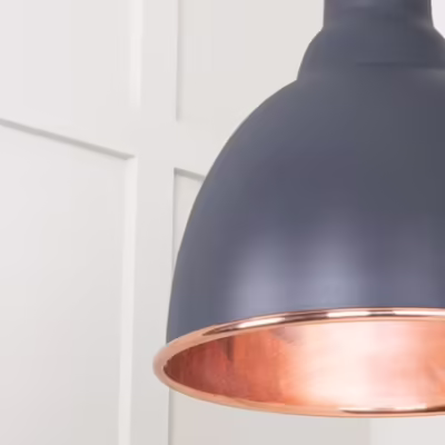 Smooth Copper Brindley Cluster Pendant in Slate - Image 4