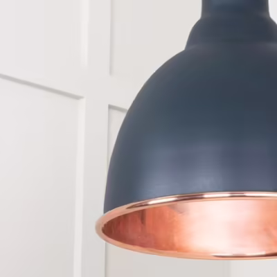 Smooth Copper Brindley Cluster Pendant in Soot - Image 4
