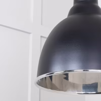 Smooth Nickel Brindley Cluster Pendant in Elan Black - Image 4