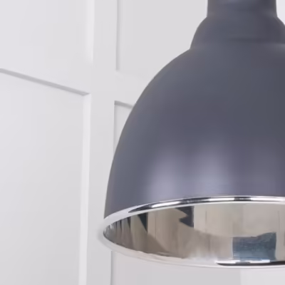 Smooth Nickel Brindley Cluster Pendant in Slate - Image 4