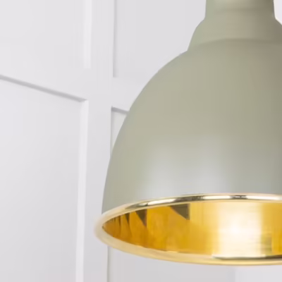 Smooth Brass Brindley Cluster Pendant in Tump - Image 4