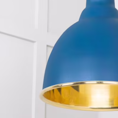 Smooth Brass Brindley Cluster Pendant in Upstream - Image 4