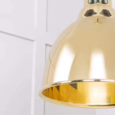 Smooth Brass Brindley Cluster Pendant - Image 4