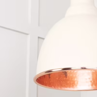 Hammered Copper Brindley Cluster Pendant in Teasel - Image 4