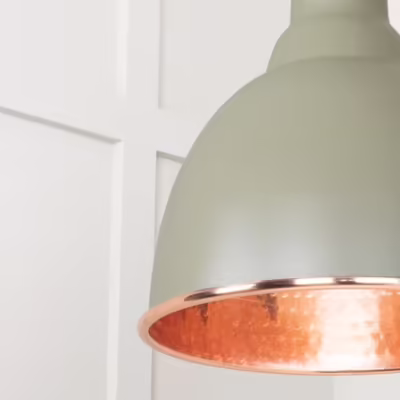 Hammered Copper Brindley Cluster Pendant in Tump - Image 4