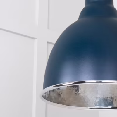 Hammered Nickel Brindley Cluster Pendant in Dusk - Image 4