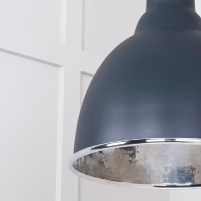 Hammered Nickel Brindley Cluster Pendant in Soot - Image 4