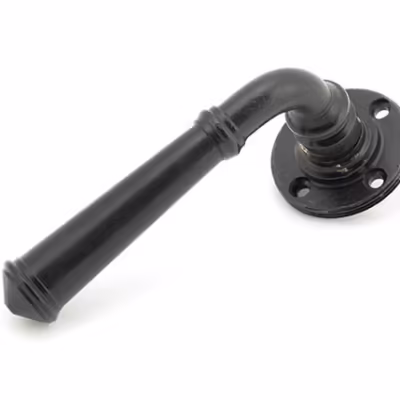 External Beeswax Regency Lever on Rose Set (Plain) - Unsprung - Image 4