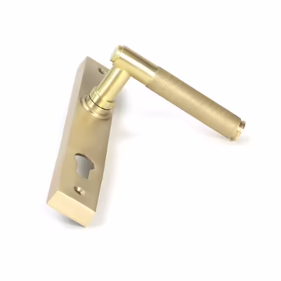 Satin Brass Brompton Slimline Lever Espag. Lock Set - Image 6