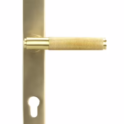 Satin Brass Brompton Slimline Lever Espag. Lock Set