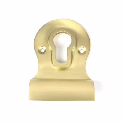 Satin Brass Euro Door Pull - Image 3