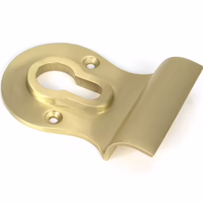 Satin Brass Euro Door Pull