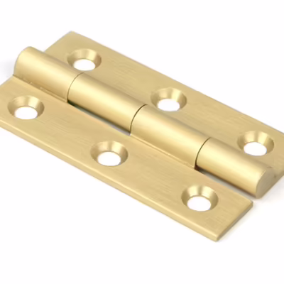 Satin Brass 2" Butt Hinge (pair) - Image 1