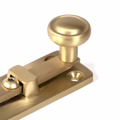 Satin Brass 4" Universal Bolt - Image 4
