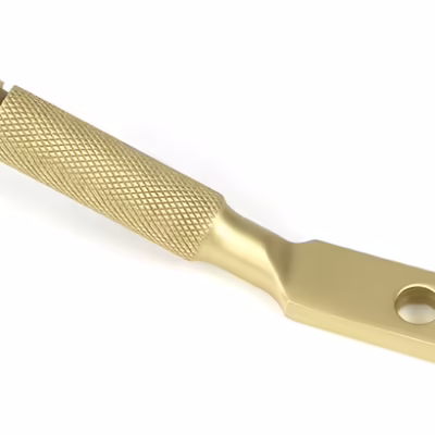 Satin Brass 8" Brompton Stay - Image 3
