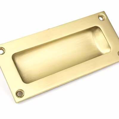 Satin Brass Flush Handle - Image 4