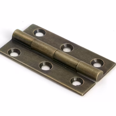 Burnished Brass 2" Butt Hinge (pair)