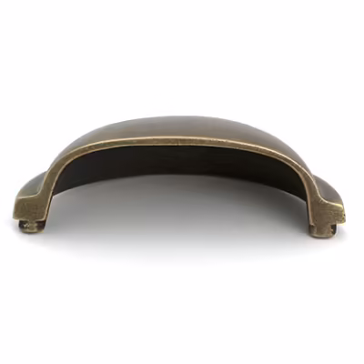 Burnished Brass Regency Concealed Drawer Pull - Image 3