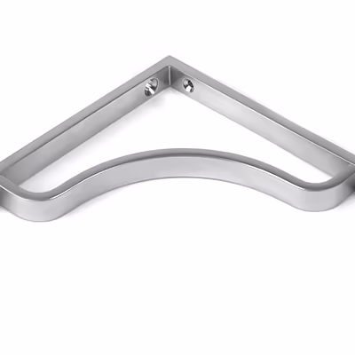 Satin Chrome Abingdon Shelf Bracket (150mm x 150mm) - Image 3